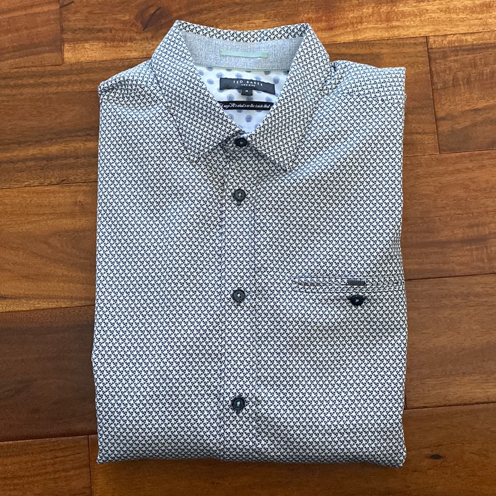 Ted Baker long sleeve button down shirt